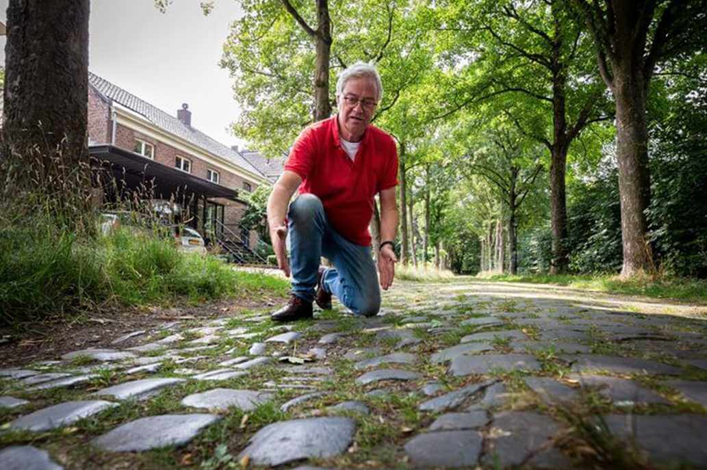Historie van de Stationsweg ligt op straat